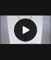 Attractive Flower Design Ruby White Stone Pendant Gold Chain SMDR693 Attractive Flower Design Ruby White Stone Pendant Gold Chain SMDR693