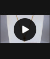 Multi Color Stone Small Pendant Gold Short Chain SMDR695 Multi Color Stone Small Pendant Gold Short Chain SMDR695