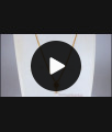 White Cz Stone Gold Plated Pendant With Chain Shop Online SMDR698 White Cz Stone Gold Plated Pendant With Chain Shop Online SMDR698