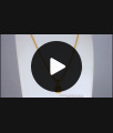 1 Gram Gold Pendant With Chain Star Design White Stone SMDR702 1 Gram Gold Pendant With Chain Star Design White Stone SMDR702