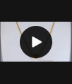 Stunning Full White Stone Pendant Gold Chain SMDR718 Stunning Full White Stone Pendant Gold Chain SMDR718