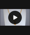 Stunning Ruby Stone Mini Pendant Gold Chain SMDR764 Stunning Ruby Stone Mini Pendant Gold Chain SMDR764