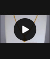 Plain Triangle Design One Gram Gold Mini Pendant Chain SMDR773