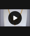 Shinning Gold Chain Ruby White Stone Dollar SMDR778