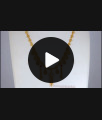 Gorgeous Gold Plated Dollar Chain Ruby White Kemp Stone SMDR780