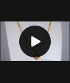 Attractive Flower Design Gold Tone Pendant Chain SMDR801 Attractive Flower Design Gold Tone Pendant Chain SMDR801