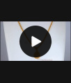 White Stone Droplet Design Gold Plated Small Dollar Chain Shop Online SMDR824 White Stone Droplet Design Gold Plated Small Dollar Chain Shop Online SMDR824