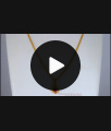 Beautiful Ruby Stone Gold Plated Pendant Chain Daily Wear SMDR829 Beautiful Ruby Stone Gold Plated Pendant Chain Daily Wear SMDR829