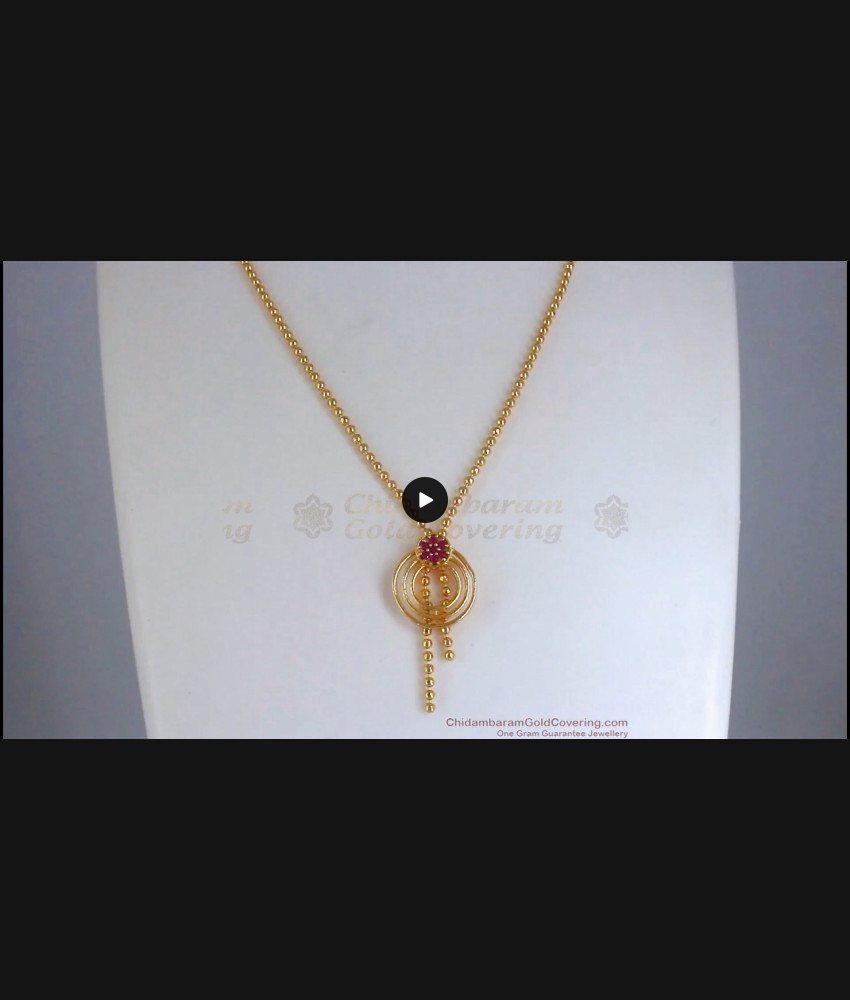 Stylish Gold Plated Pendant Chain Office Wear SMDR834 Stylish Gold Plated Pendant Chain Office Wear SMDR834
