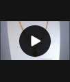 Semi Precious White Stone Small Dollar With Gold Chain SMDR844 Semi Precious White Stone Small Dollar With Gold Chain SMDR844
