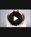 TNL1048 - Lakshmi Design Choker Type Antique Gold Necklace Combo TNL1048 - Lakshmi Design Choker Type Antique Gold Necklace Combo
