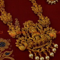 Temple Jewelry, Antique Harams, Antique 