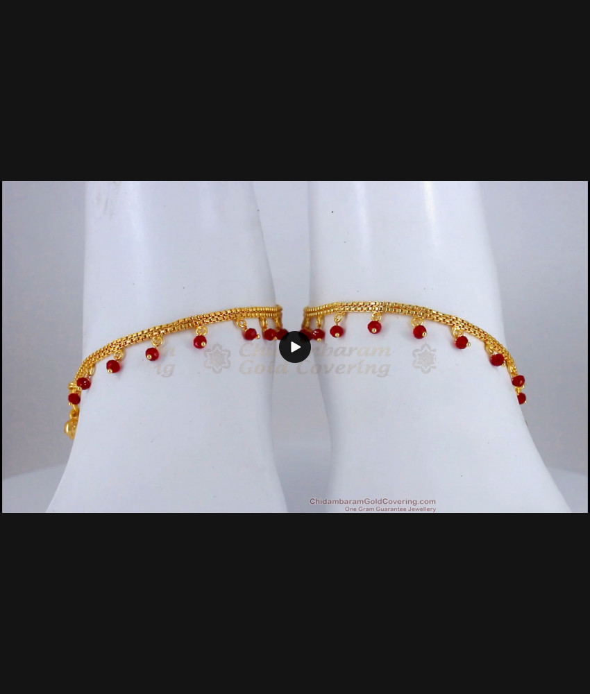 10.5 Inch Latest Gold Anklet For Womens Fashion Jewelry ANKL1130