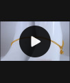 10.5 Inch Ball Type Gold Anklet For Daily Wear Fashion Jewelry ANKL1133