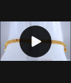 10 Inch One Gram Gold Anklet For Womens Regular Wear ANKL1142