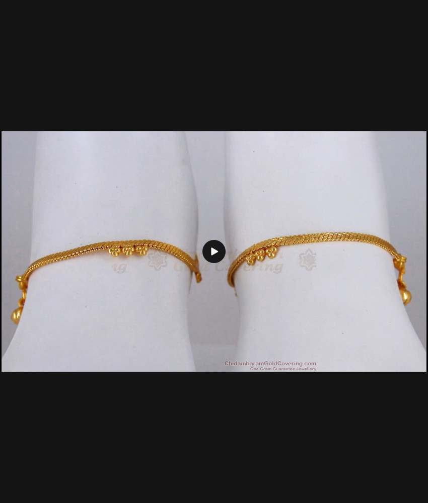 10.5 Inch Daily Wear Gold Kolusu For Womens Collection ANKL1157