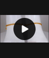 10.5 Inch Net Pattern Gold Imitation Anklet Covering Jewelry ANKL1178