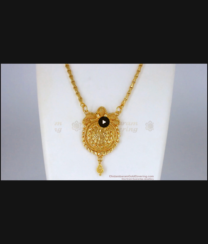 Artistic Design One Gram Gold Chain With Dollar For Women BGDR726