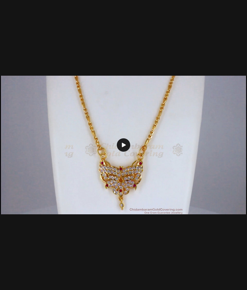 Butterfly Model Impon Dollar Gold Chain Collections BGDR789