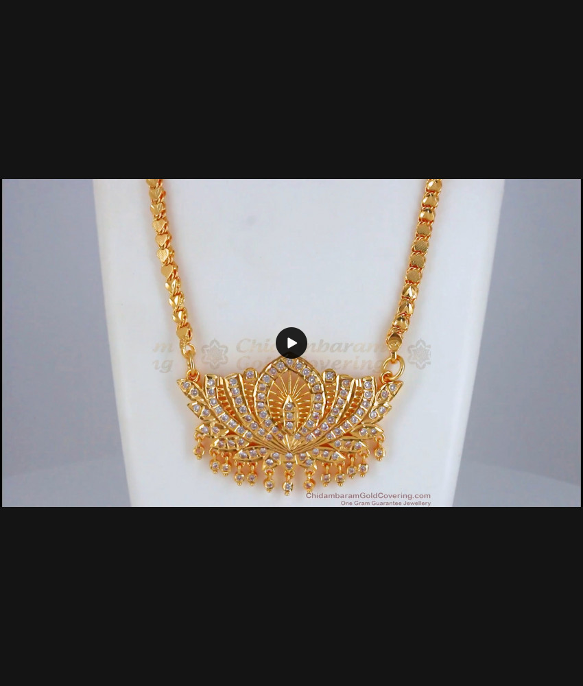 Original Impon Dollar Chain Lotus Design Shop Online BGDR868