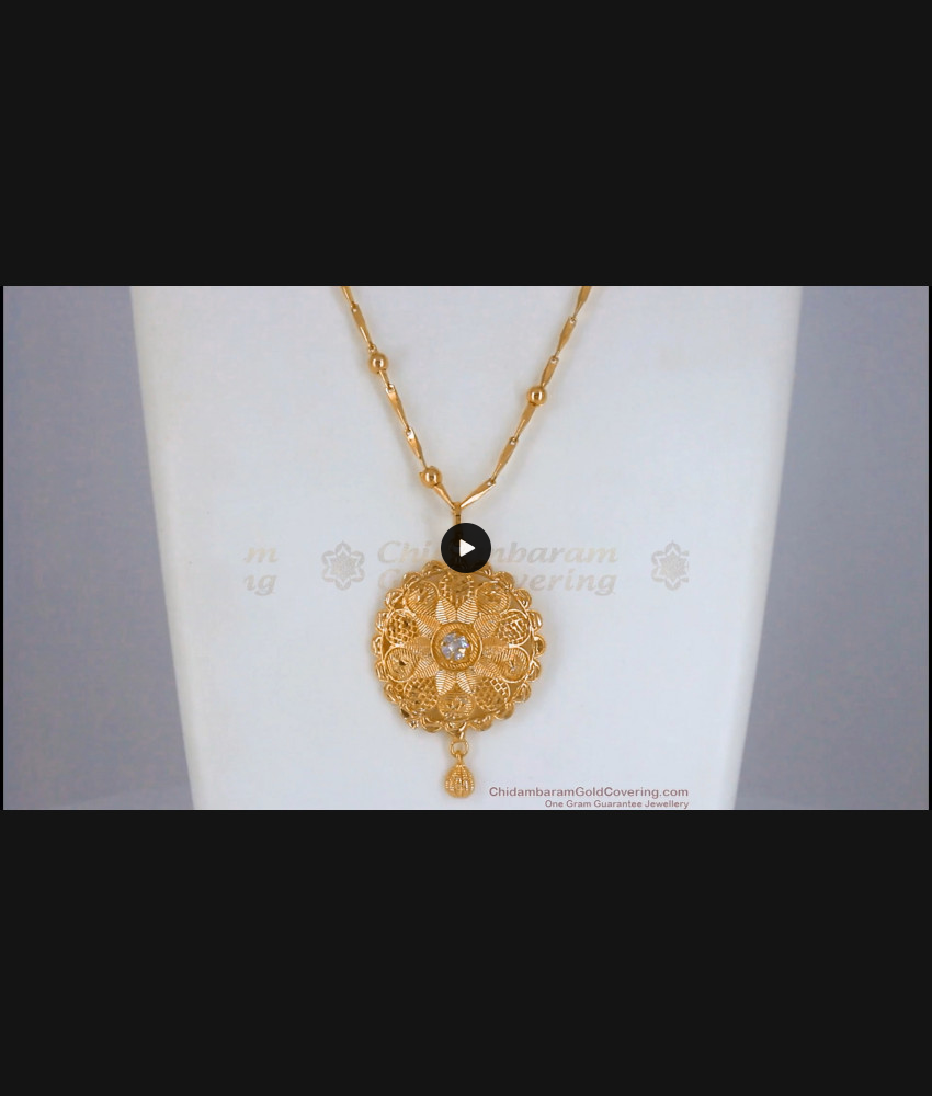 Light Weight Flower Dollar Gold Chain College Wear BGDR880