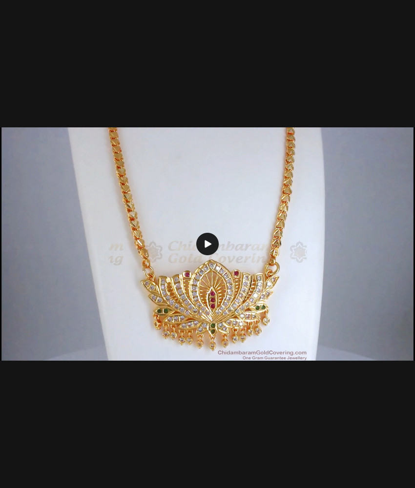 Grand Impon Lotus Dollar Chain Gati Jewelry Shop Online BGDR947