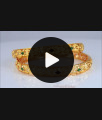 BR1371-2.4 Size One Gram Gold Plated Enamel Bangles Set Collections Online