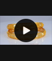 BR1372-2.4 Bridal Design Light Weight Gold Plated Set Bangles Collection For Marriage