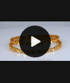 BR1376-2.4 Grand Multistone Traditional Impon Bangle Five Metal Jewelry