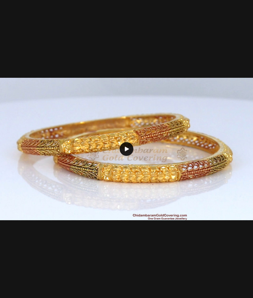 BR1385-2.6 Festival Special Collection Enamel Forming Gold Bangles For Ladies