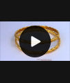 BR1396-2.6 Womens Favorite Plain Gold Plated Daily Wear Bangles Collection