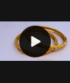 BR1442-2.4 Real Gold Bangle With Enamel Forming Jewelry For Ladies