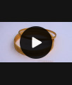 BR1404-2.6 Size Grand Gold Inspired Traditional Semiya Design Kada Bangle Online