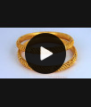 BR1396-2.8 Womens Favorite Plain Gold Plated Daily Wear Bangles Collection