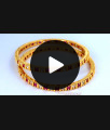 BR1470-2.6 Size Semi Precious Ruby White Stone Bangles For Women