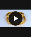 BR1492-2.6 Hand Crafted Real Gold Bangle Collections Forming Pattern