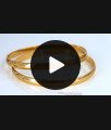 BR1515-2.8 Original Impon Gold Bangle Collections From Chidambaram Gold Covering