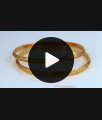 BR1521-2.6 Unique Pattern Original Impon Gold Bangle Designs Gold Plated Jewelry