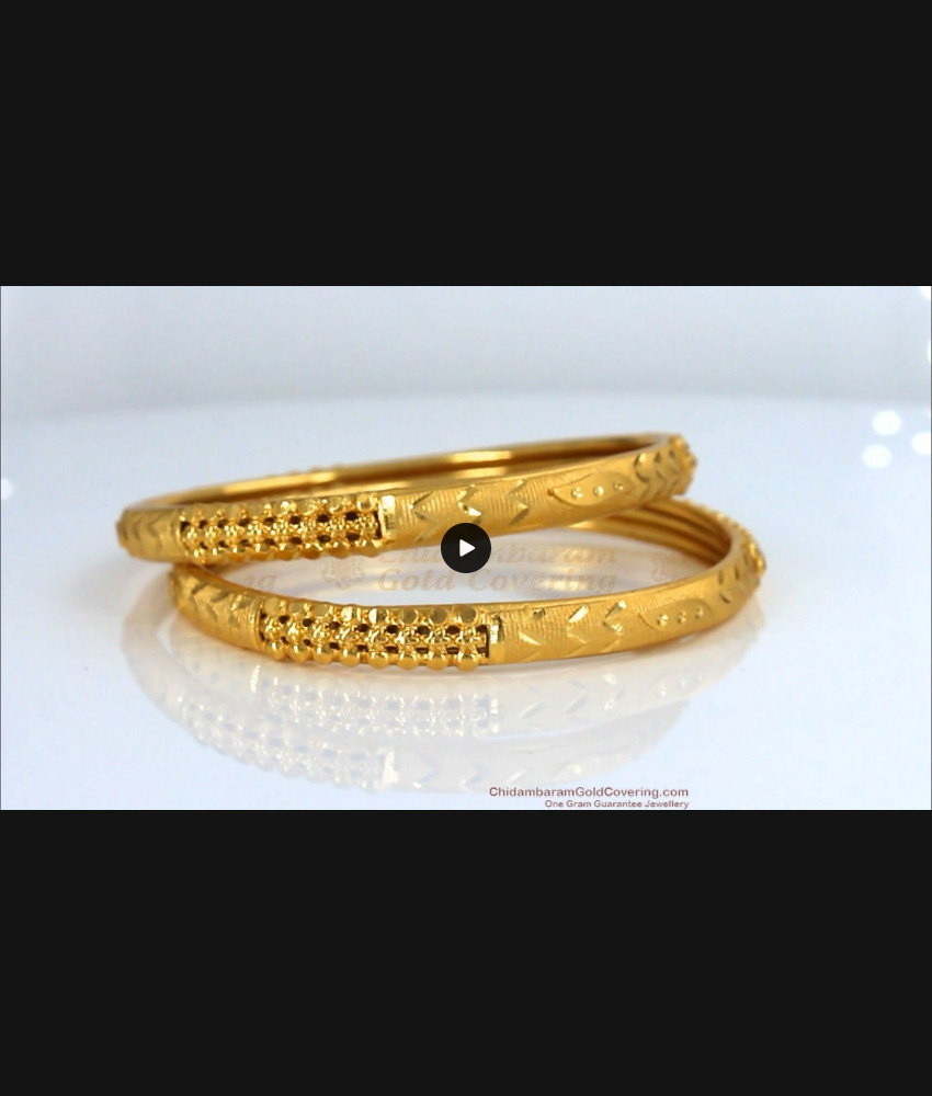 BR1530-2.4 Real Gold Bangles Designs Forming Collections