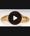 BR1547-2.4 New Model Ruby Emerald Stone Gold Forming Bangles