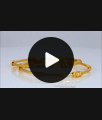 BR1585-2.10 Latest Plain Gold Bangles For Daily Wear Gold Plated Jewelry