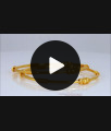 BR1585-2.4 Latest Plain Gold Bangles For Daily Wear Gold Plated Jewelry