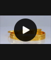 BR1588-28 Thin Gold Bangles Gold Plated Jewelry For Ladies
