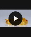 BR1588-26 Thin Gold Bangles Gold Plated Jewelry For Ladies