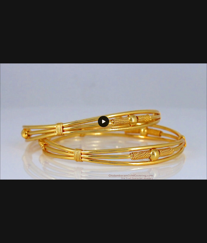 Latest Designer Gold Bangle Under 16 Grams by Millennium Gold