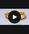 BR1604-2.8 Traditional Karugamani Black Balls Design Gold Bangles Daily Use