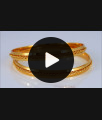 BR1605-2.8 One Gram Gold Plated Bangles For Daily Use