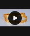 BR1606-2.8 Attractive Plain Gold Bangle Collections For Women Daily Use