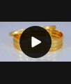 BR1612-2.4 Classical Gold Plated Set Of Four Bangles Daily Wear