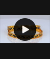 BR1621-2.4 Latest Black Enamel Gold Bangle Collections For Women 